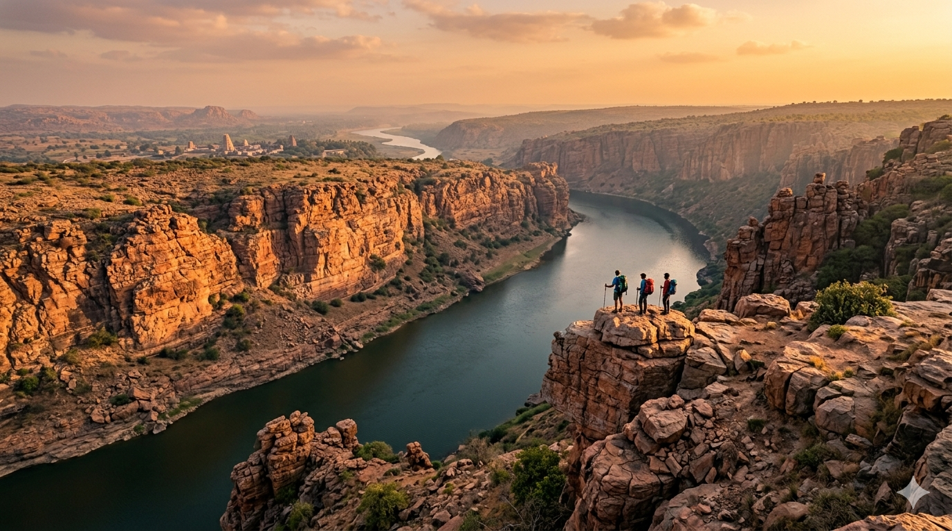 Gandikota canyon in Andhra Pradesh - BlueJay Explorations
