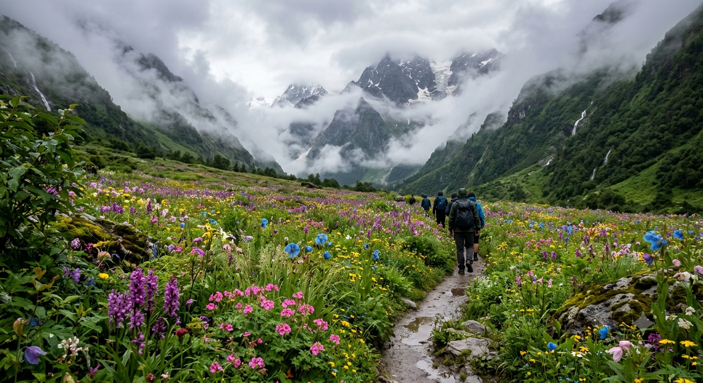 Valley of Flowers National Park in Uttarakhand - BlueJay Explorations