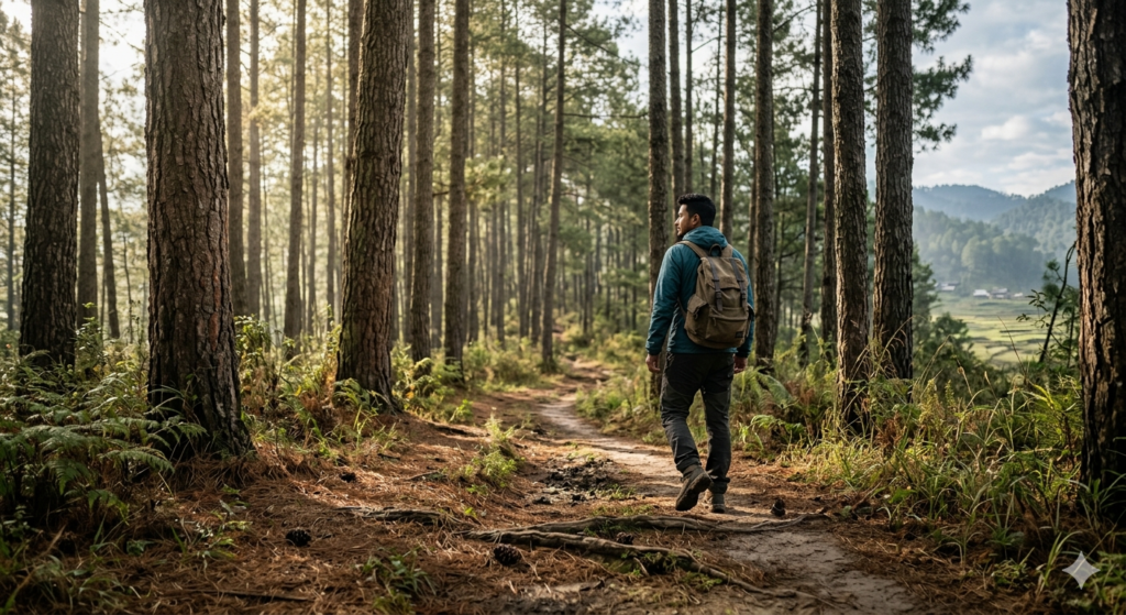 Ziro Valley Travel Guide - Pine Grove in Ziro Valley, tall pine trees