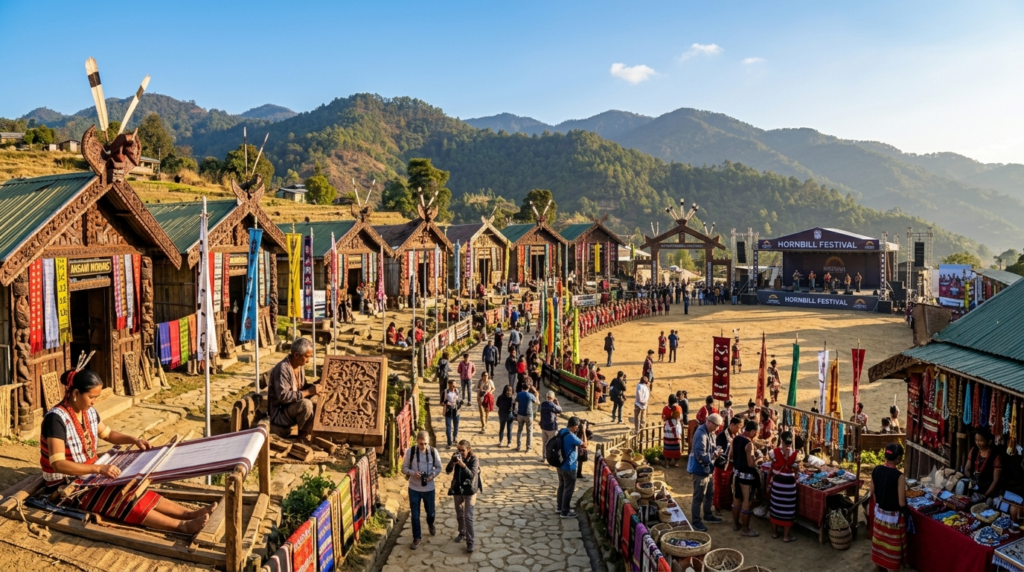 Panoramic view of Kisama Heritage Village - BlueJay Explorations