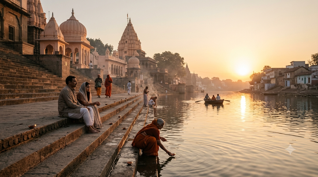 Early morning spiritual atmosphere in Ujjain, Madhya Pradesh - BlueJay Explorations
