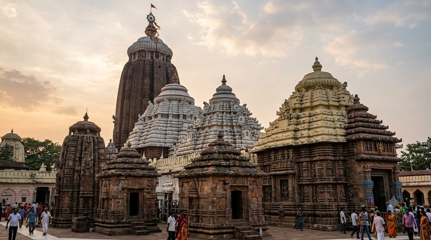 Jagannath Temple in Puri, Odisha, a major destination for spiritual journeys in India - BlueJay Explorations