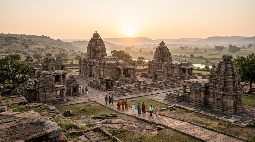 Pattadakal temple complex showcasing Chalukyan heritage in Karnataka - BlueJay Explorations
